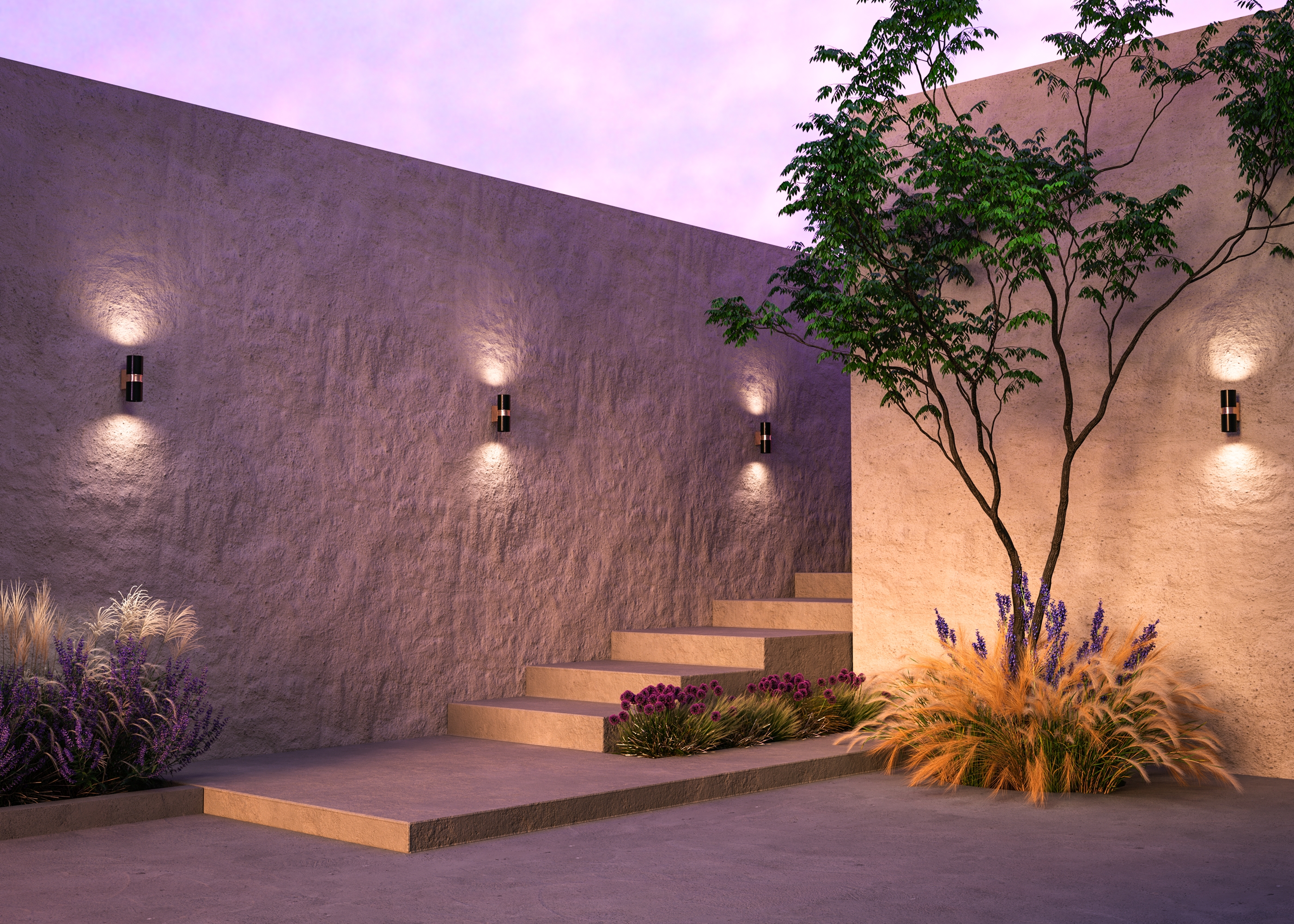 картинка Настенный светильник (бра) Outdoor O582WL-02B