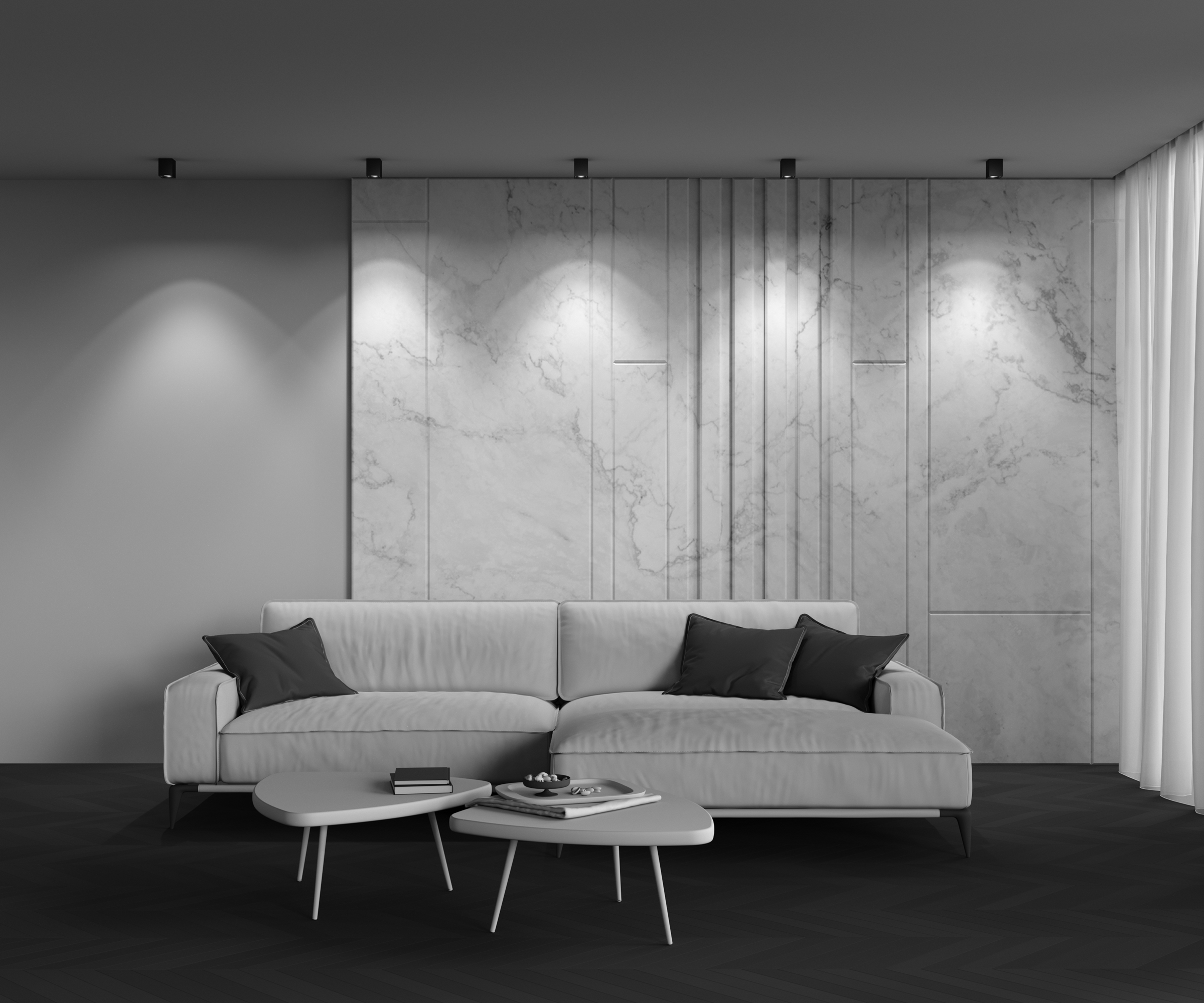 картинка Потолочный светильник Technical C065CL-8W3K-SQ-B