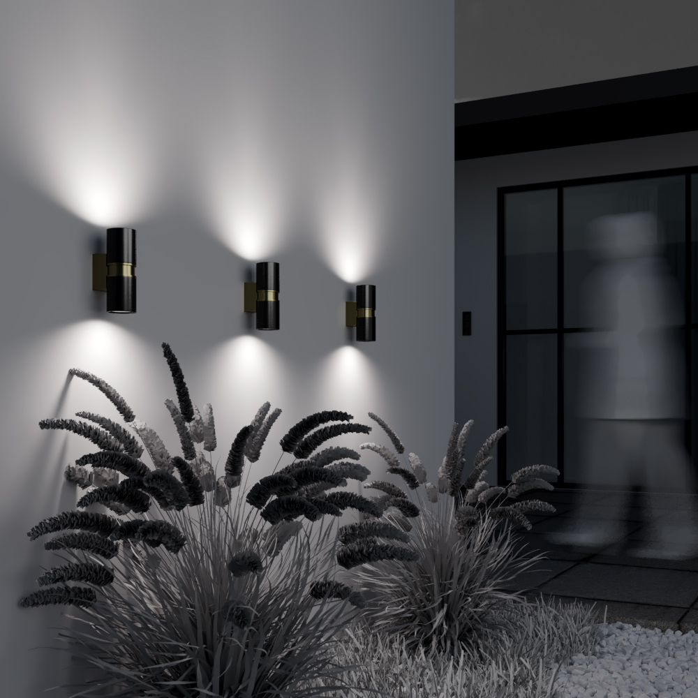 картинка Настенный светильник (бра) Outdoor O582WL-02B