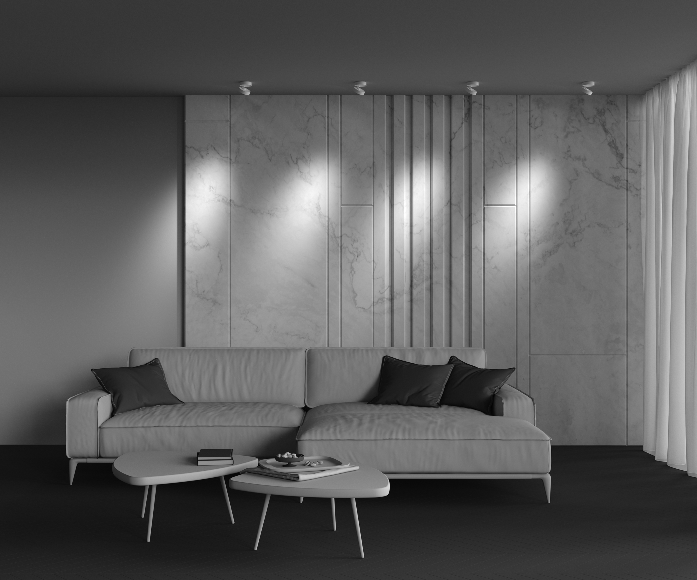 картинка Потолочный светильник Technical C022CL-7W3K-W-1