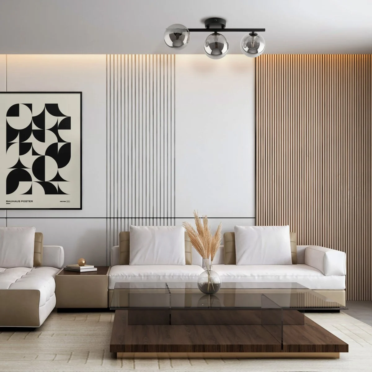 картинка Потолочный светильник со стеклянными плафонами 6855 Estera