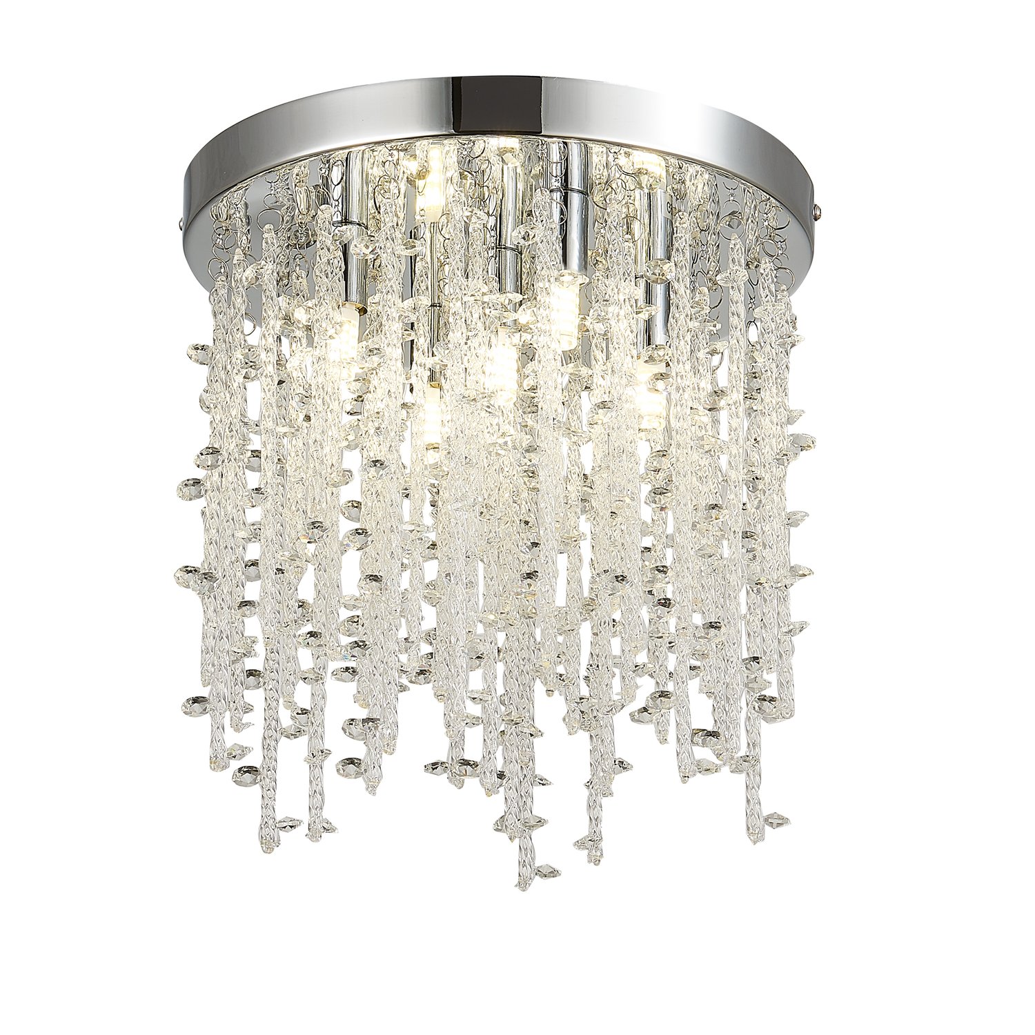 картинка SLE103302-05 Светильник потолочный Хром/Прозрачный G9 LED 5*3W