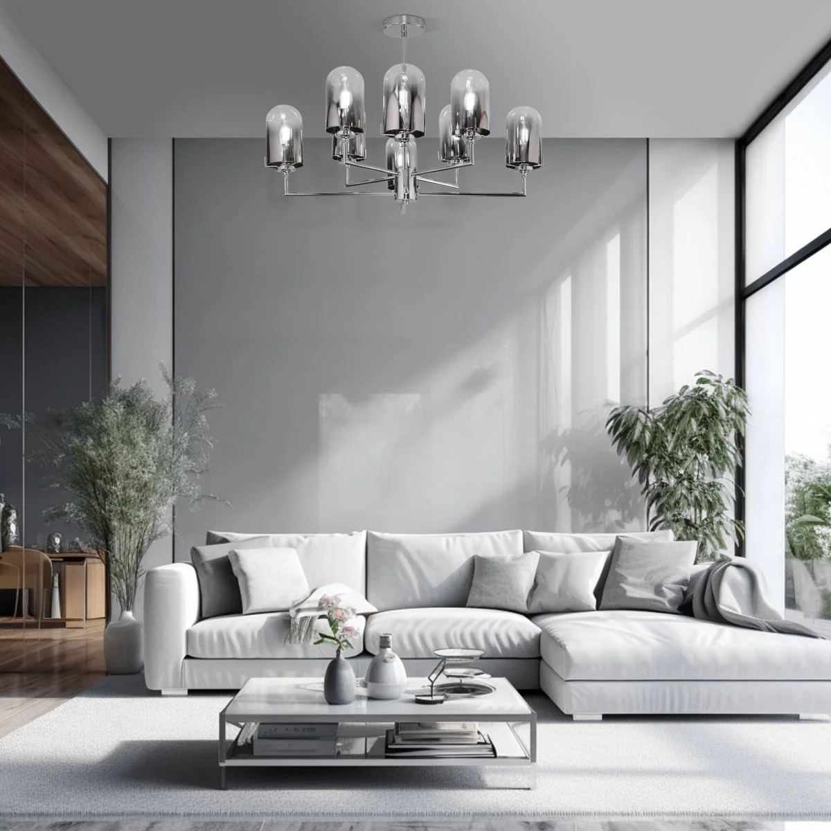 картинка Потолочный светильник 60156/8 хром