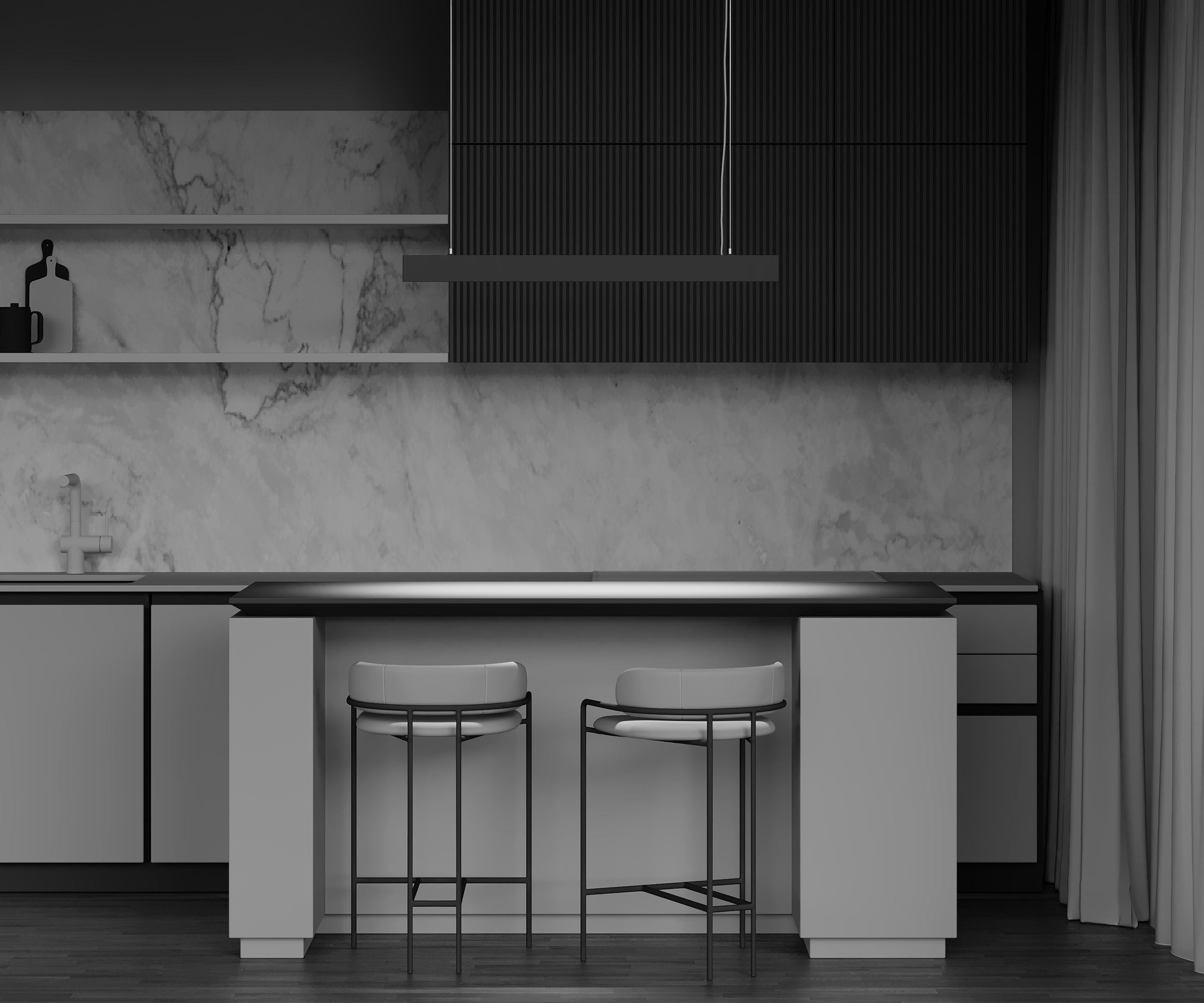 картинка Подвесной светильник Technical P050PL-L40B4K