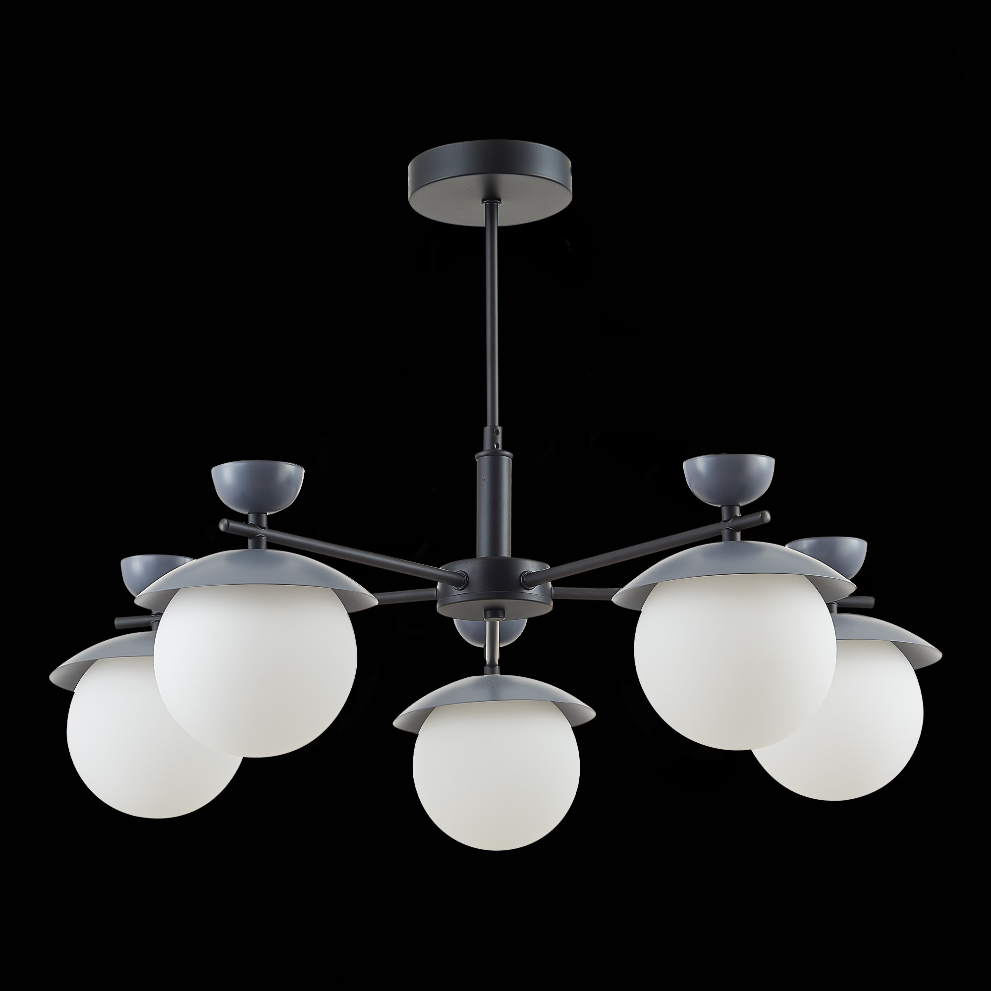 картинка SLE220202-05 Светильник потолочный Черный, Серый/Белый G9 5*5W