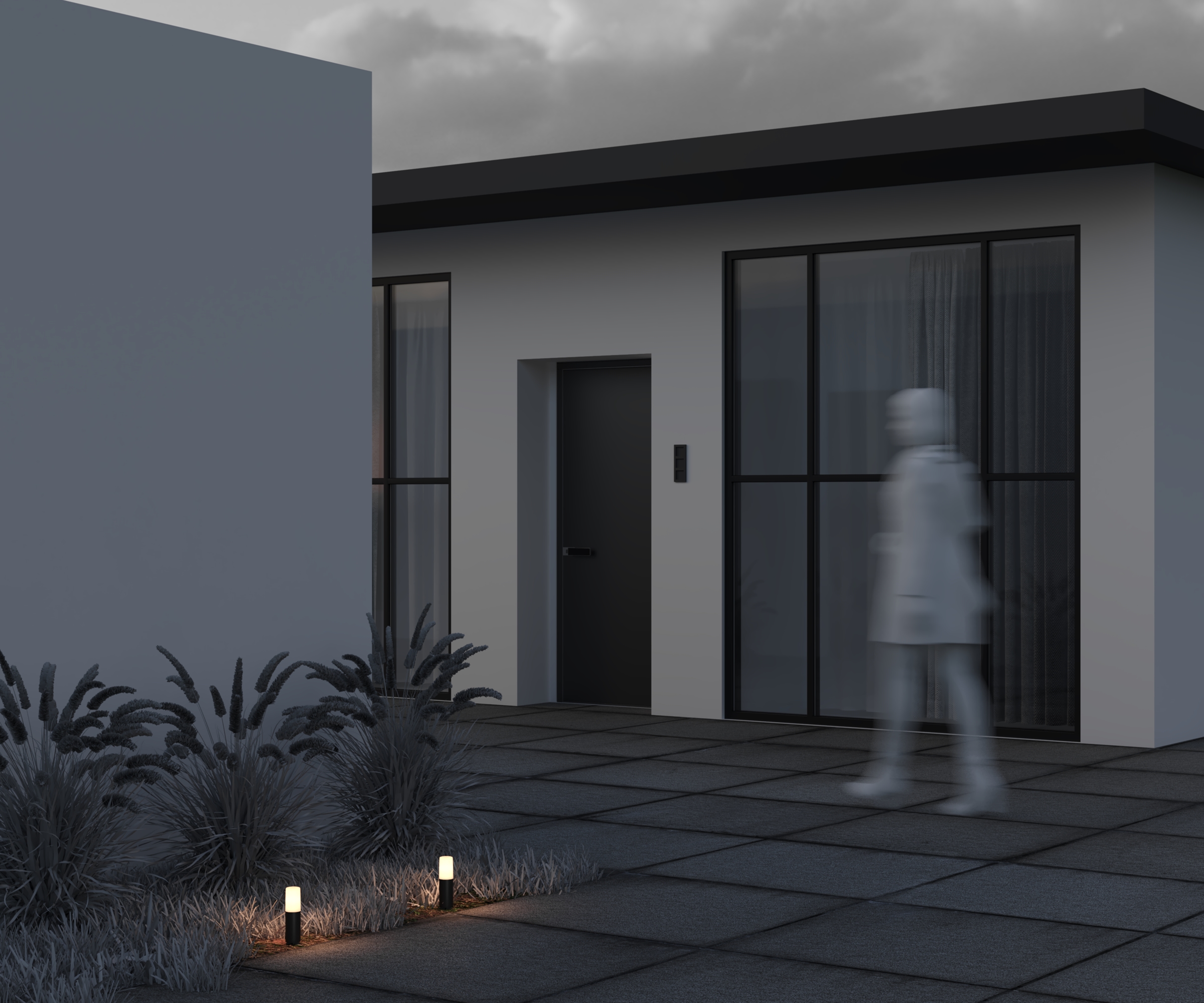 картинка Ландшафтный светильник Outdoor O416FL-L3B3K