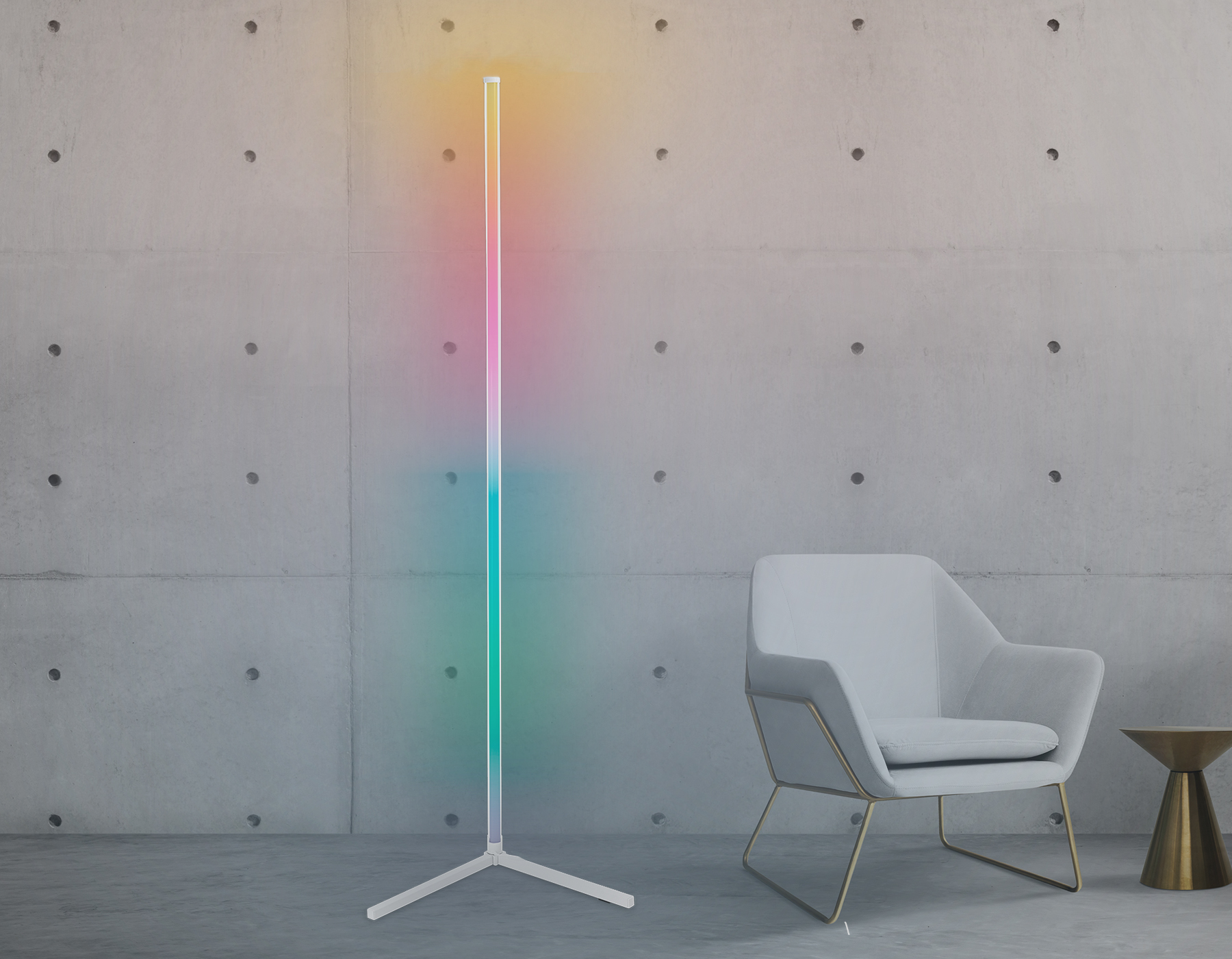 картинка Светильник светодиодный напольный RGB с пультом