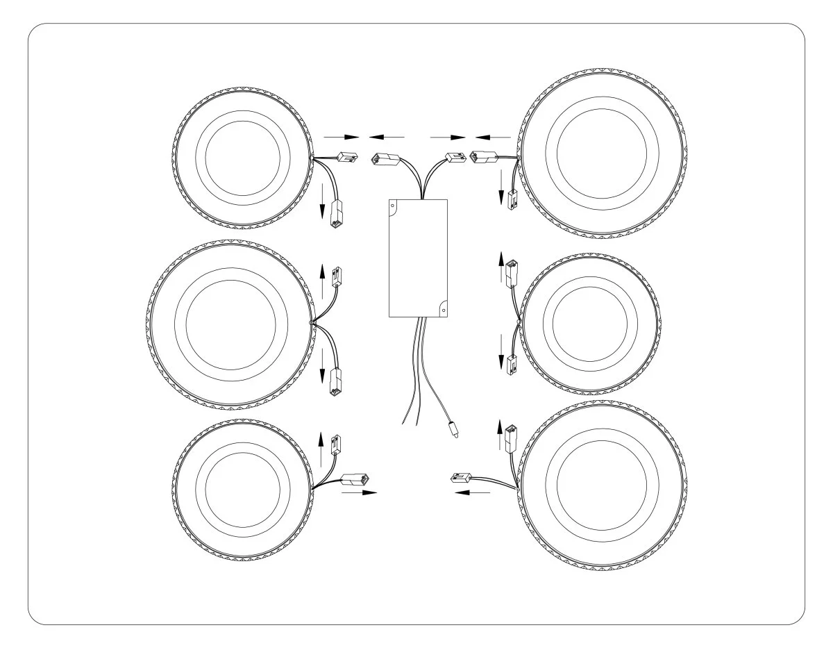 картинка Потолочный светодиодный светильник с пультом