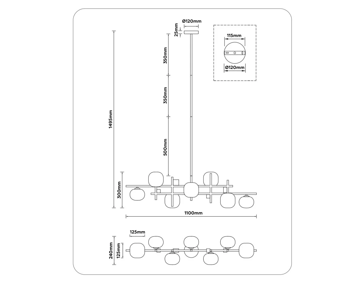 картинка Светильник на штанге LH51017