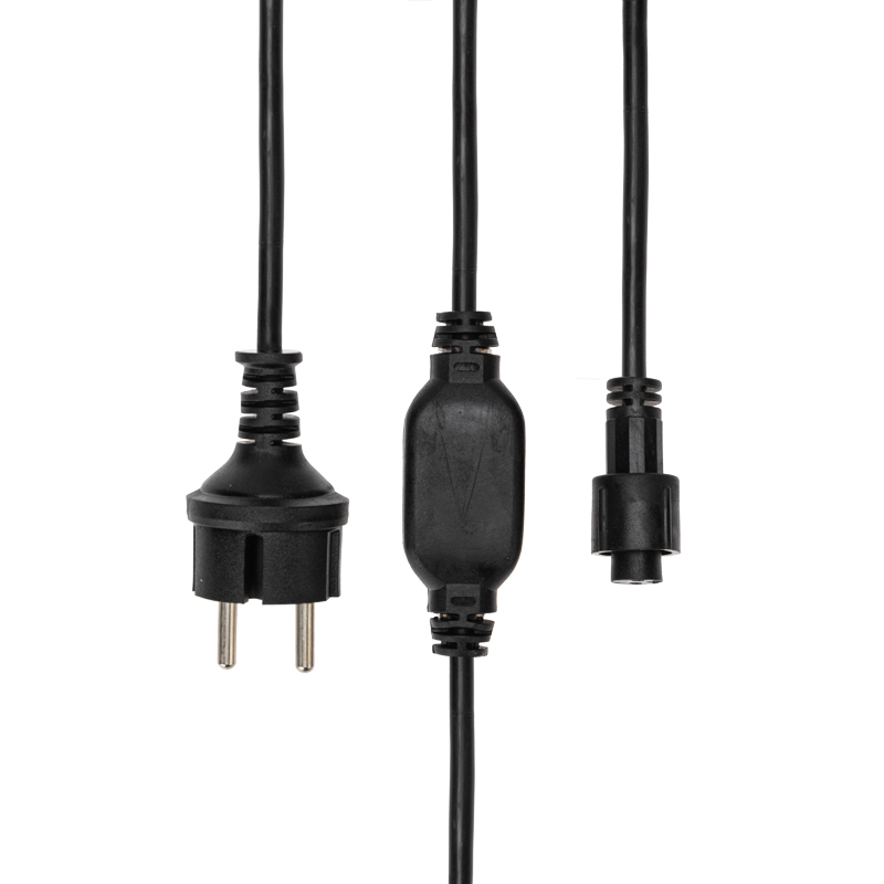 картинка Блок питания для уличных гирлянд 230В, 3А, черный каучук, IP67 NEON-NIGHT