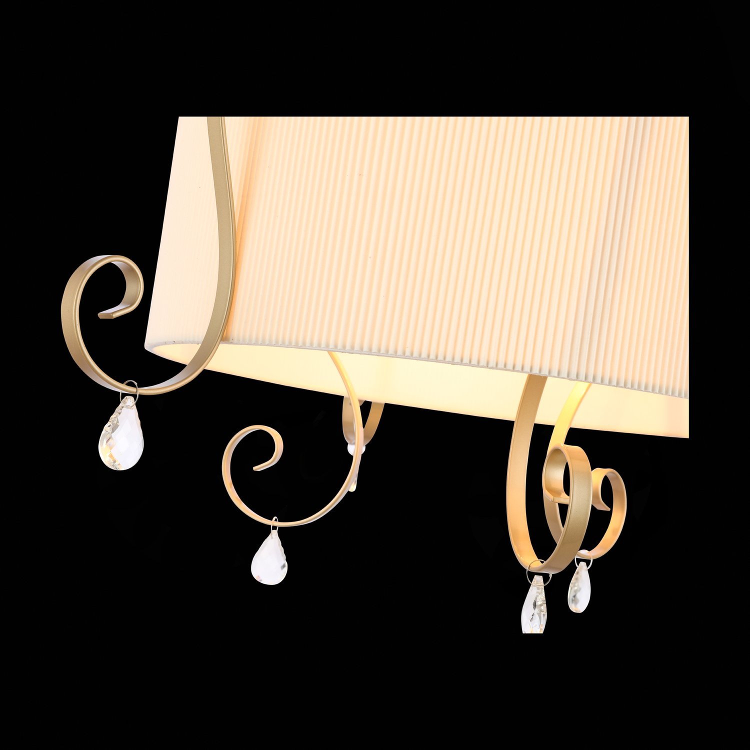 картинка SL177.213.03 Светильник подвесной Золотистый/Белый E14 3*40W