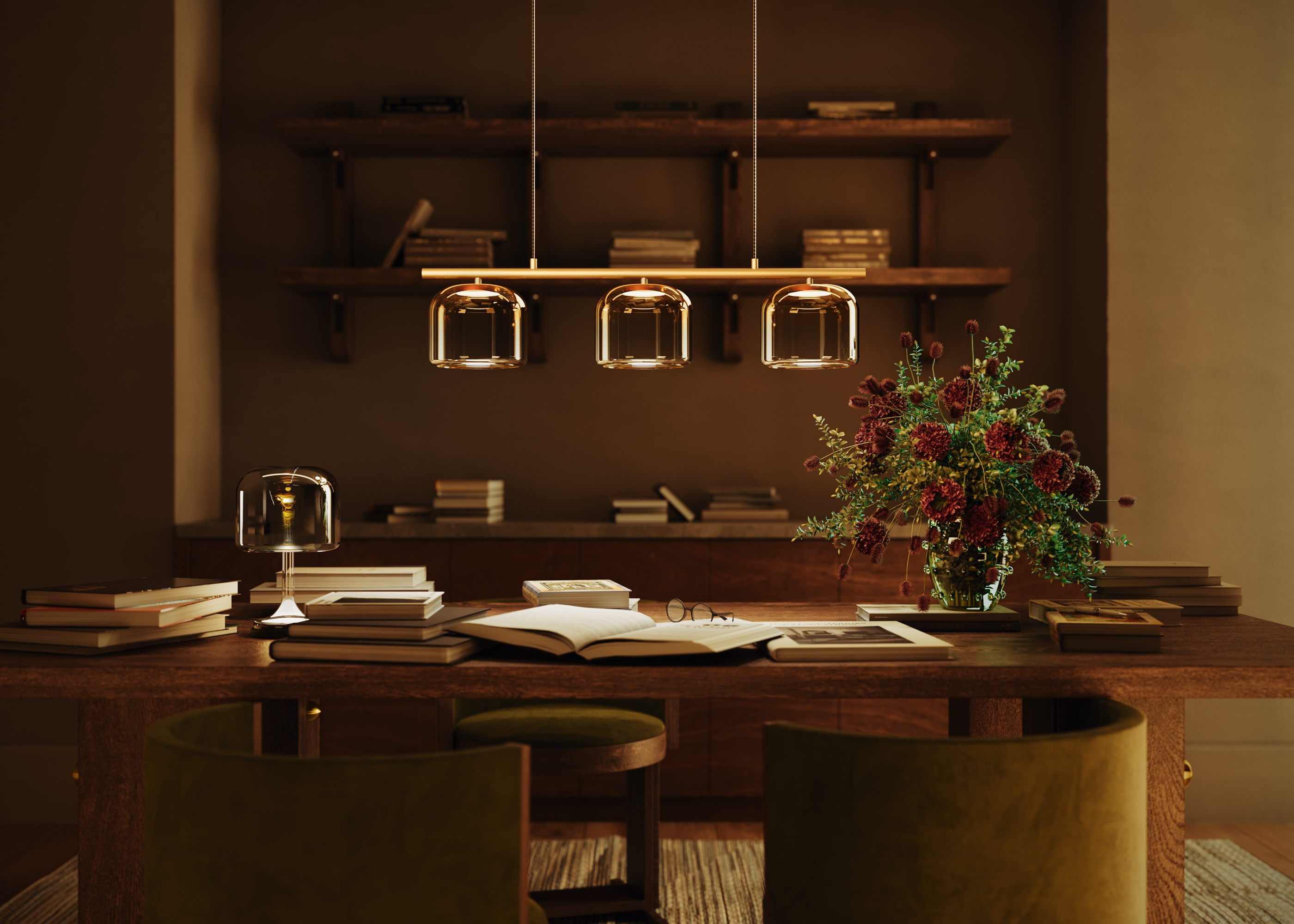 картинка Подвесной светильник Maytoni MOD286PL-L12G3K