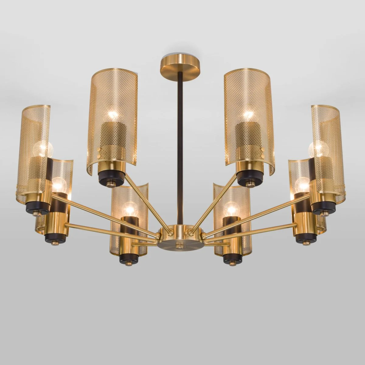 картинка Люстра в стиле лофт 70139/8 латунь