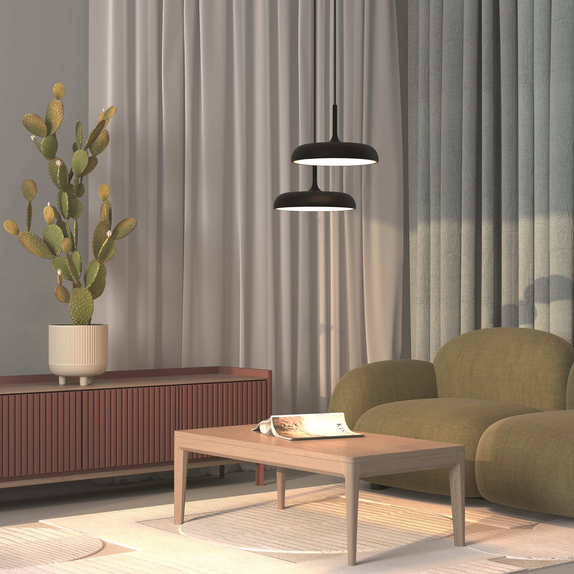 картинка Подвесной светильник Maytoni MOD189PL-L18B3K1