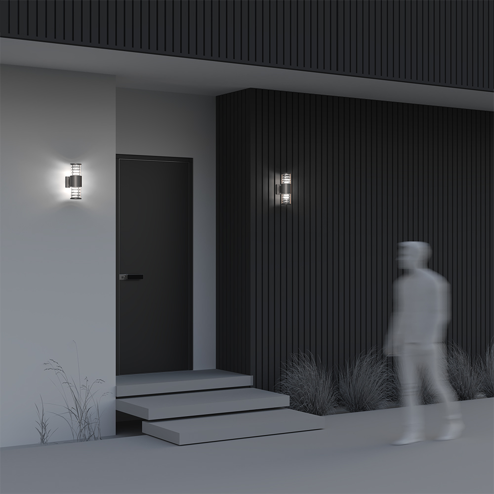 картинка Настенный светильник (бра) Outdoor O576WL-02GR