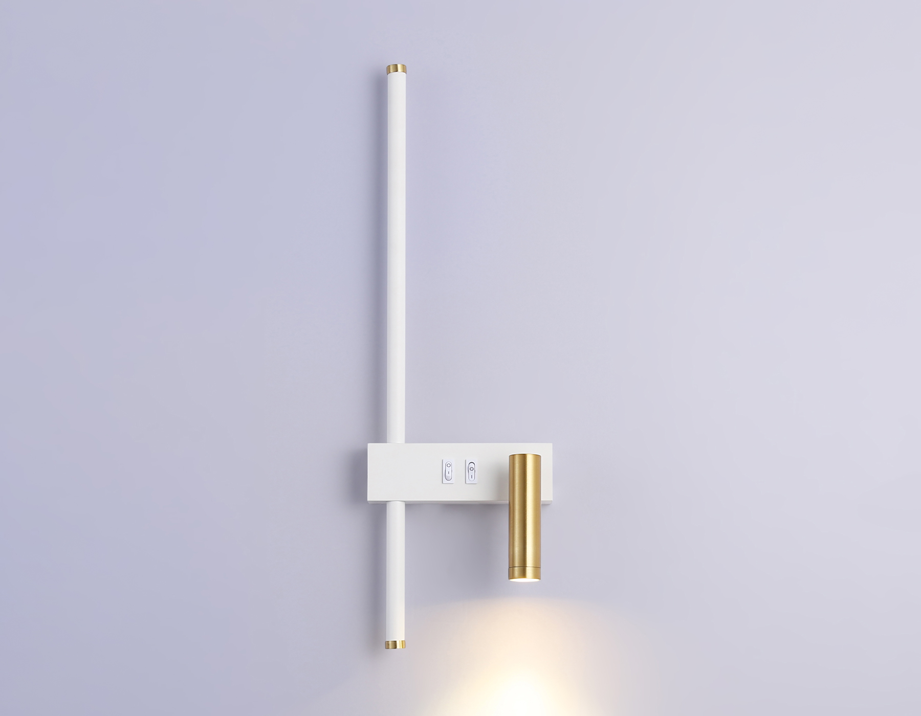 картинка Настенный светодиодный светильник с выключателем на корпусе  FL5207