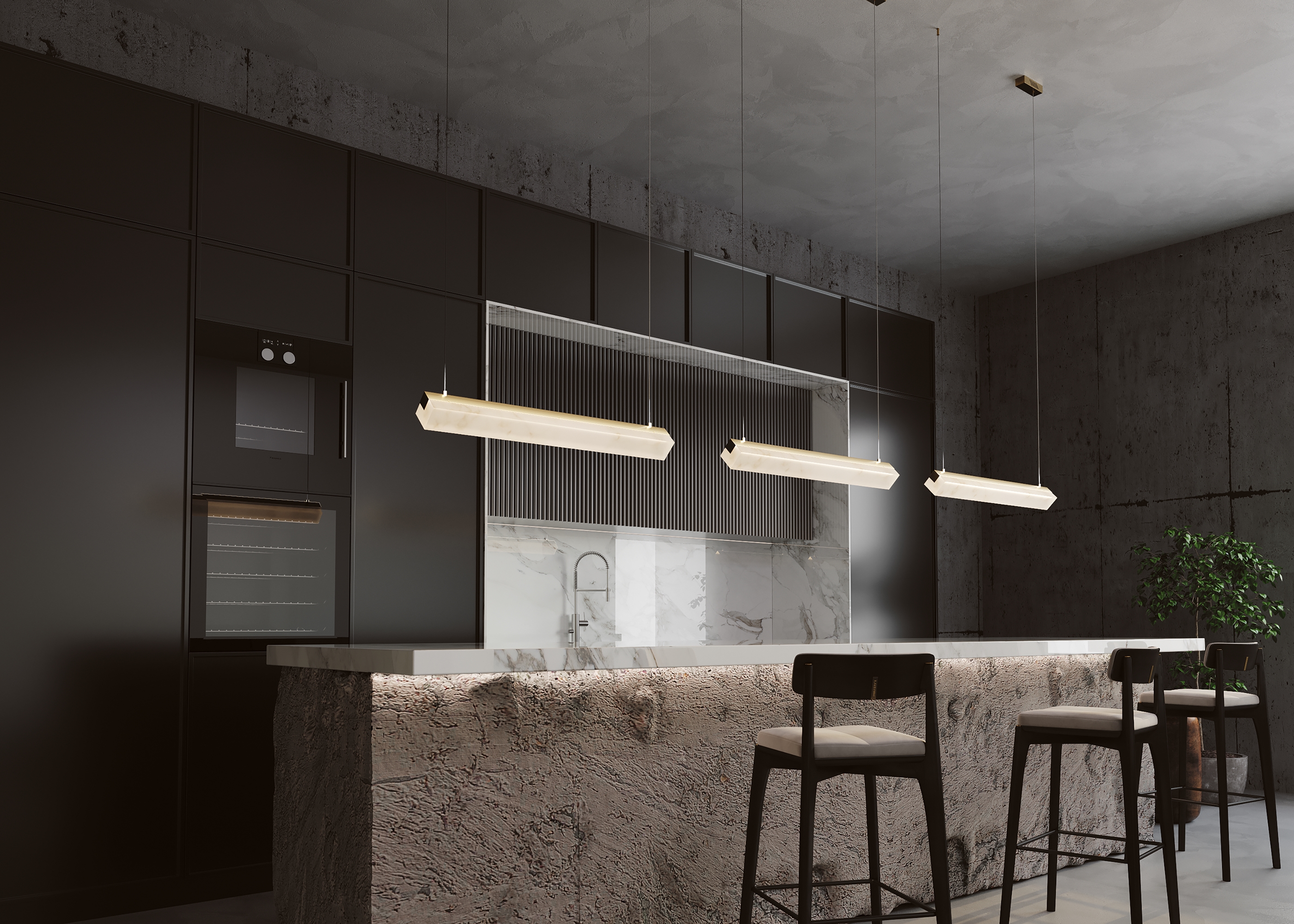 картинка Подвесной светильник Maytoni MOD250PL-L36BS3K