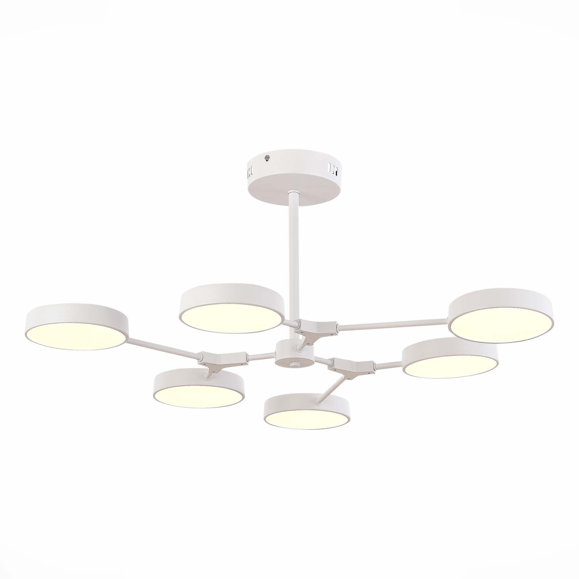 картинка SLE6003-502-06 Светильник потолочный Белый/Белый LED 6*10W