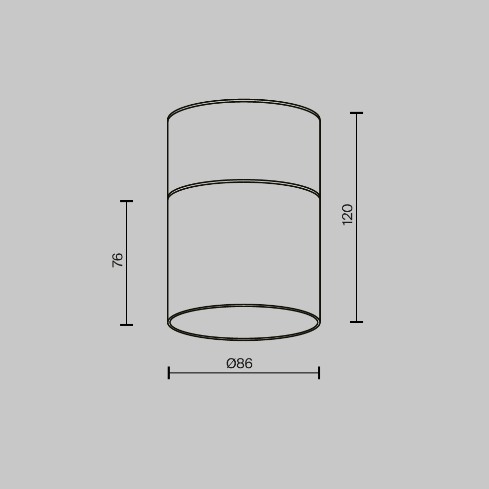 картинка Потолочный светильник Technical C094CL-GX53-B