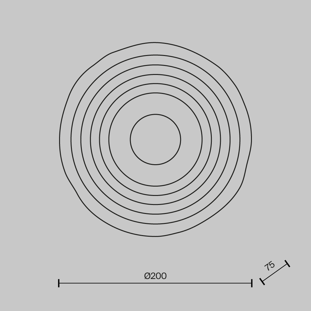 картинка Настенный светильник (бра) Maytoni MOD343WL-L5BS3K