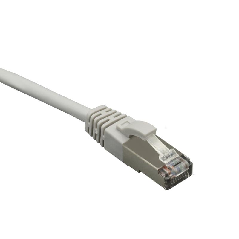 картинка Патч-корд FTP кат.5E 4х2 26AWG (7х0.16мм) Cu LSZH сер. 3м SUPRLAN 10-0718