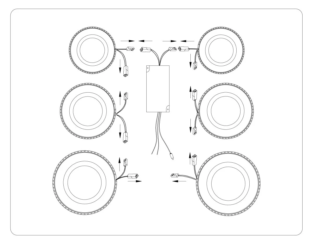 картинка Потолочный светодиодный светильник с пультом