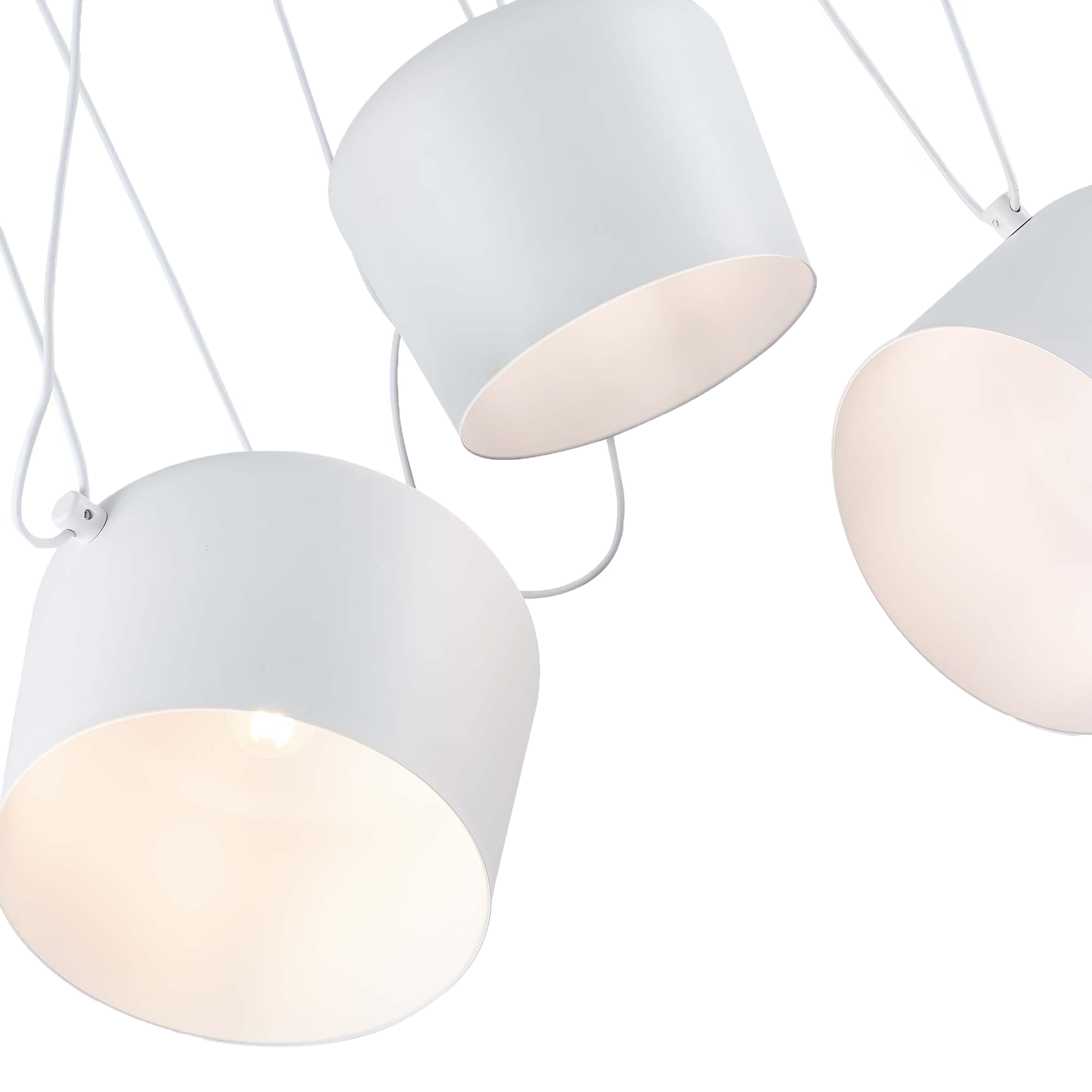 картинка SLE120653-03 Светильник подвесной Белый/Белый E27 3*40W