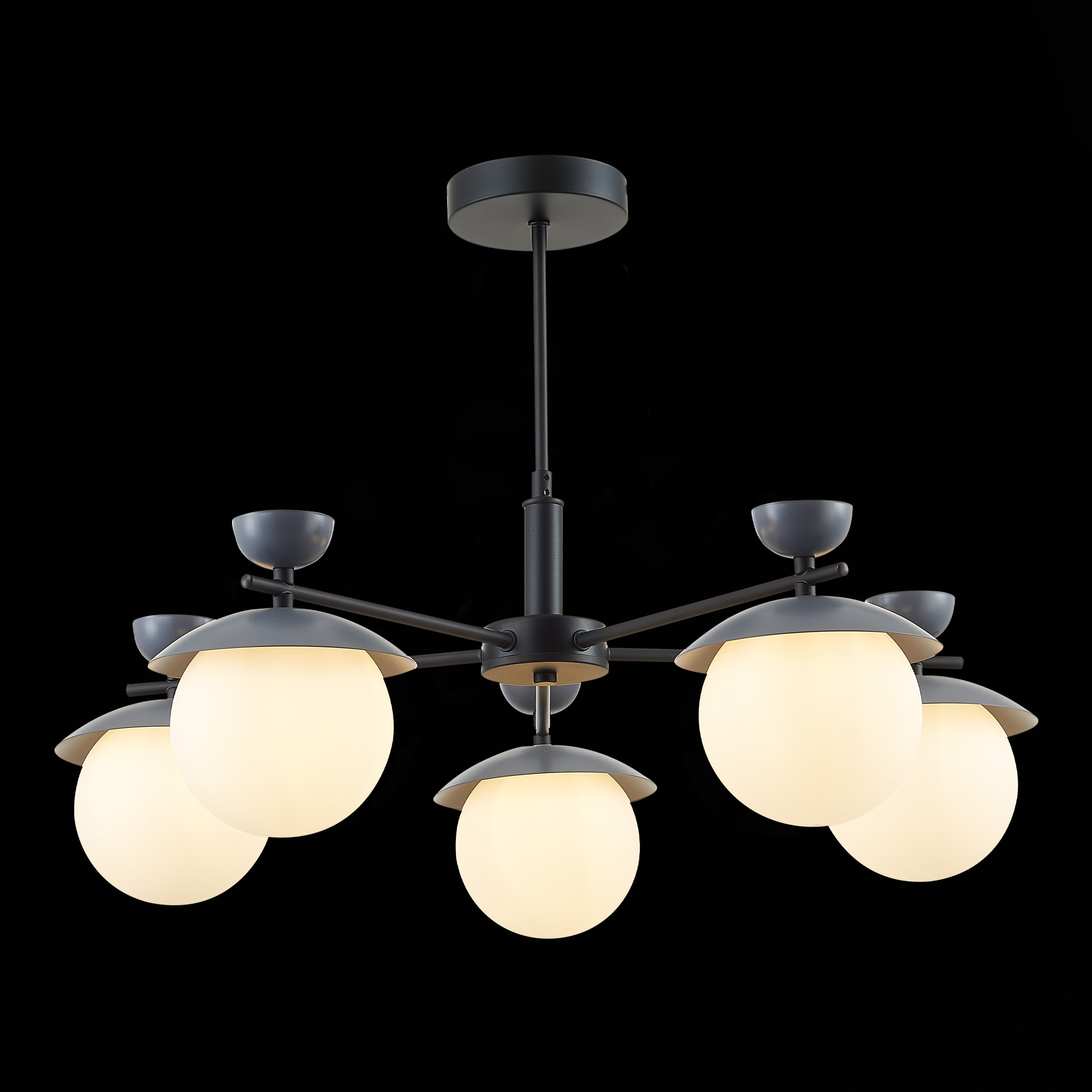 картинка SLE220202-05 Светильник потолочный Черный, Серый/Белый G9 5*5W