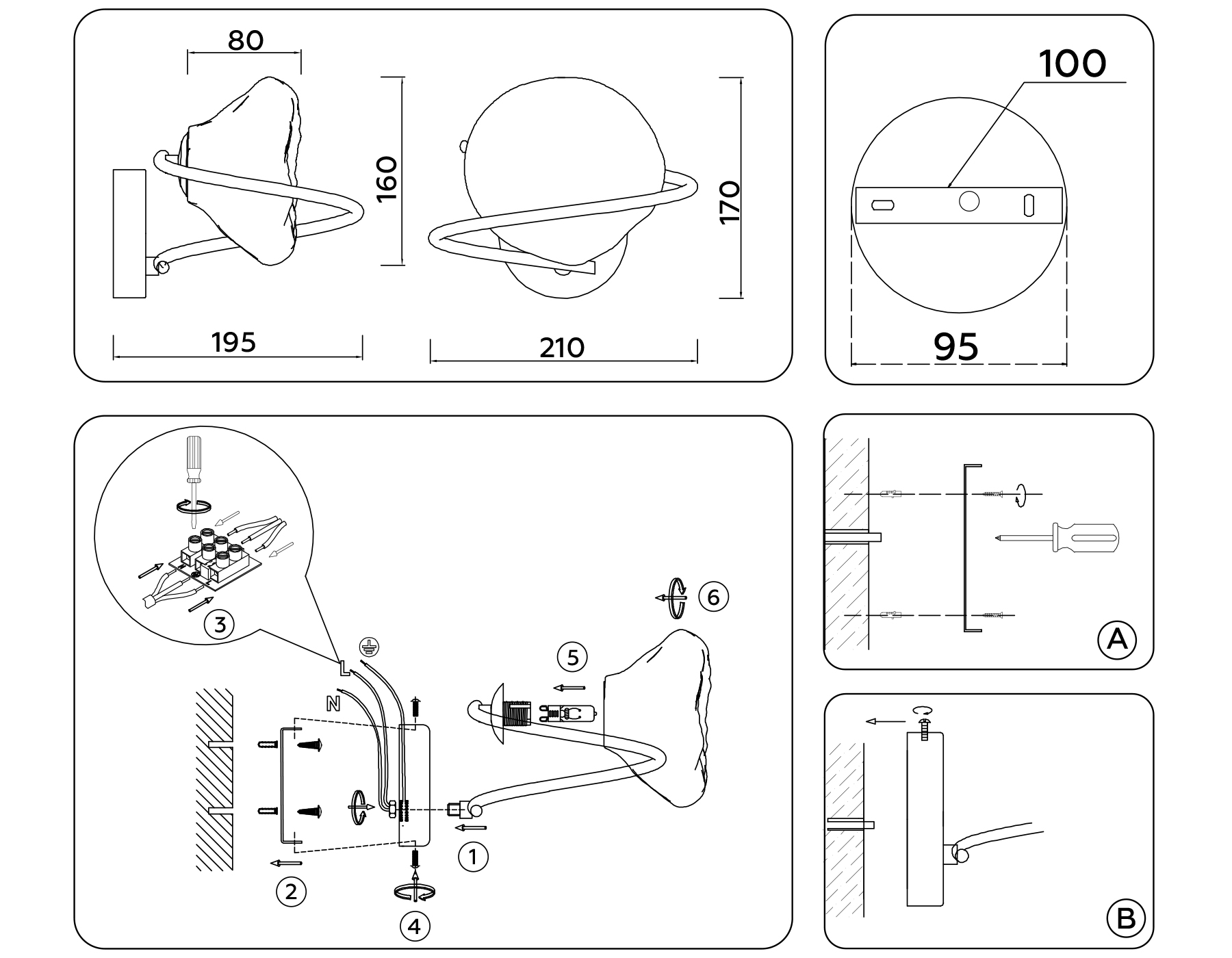 картинка Настенный светильник LH15005