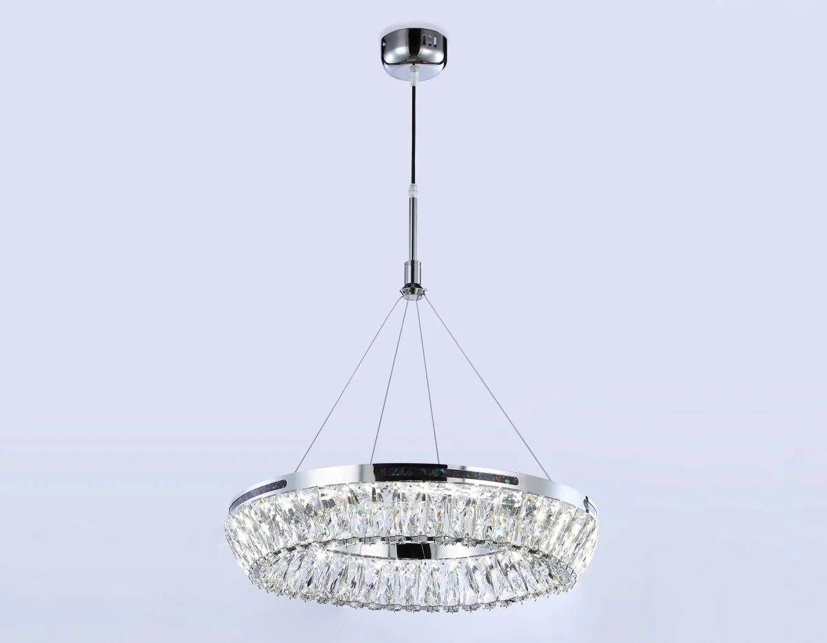картинка Подвесная светодиодная люстра с хрусталем TR5022