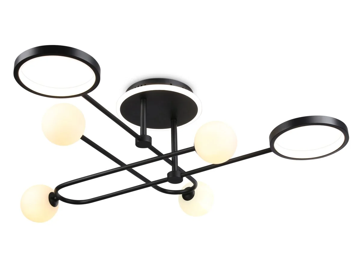 картинка Потолочный светодиодный светильник со сменной лампой и пультом управления  FL66232