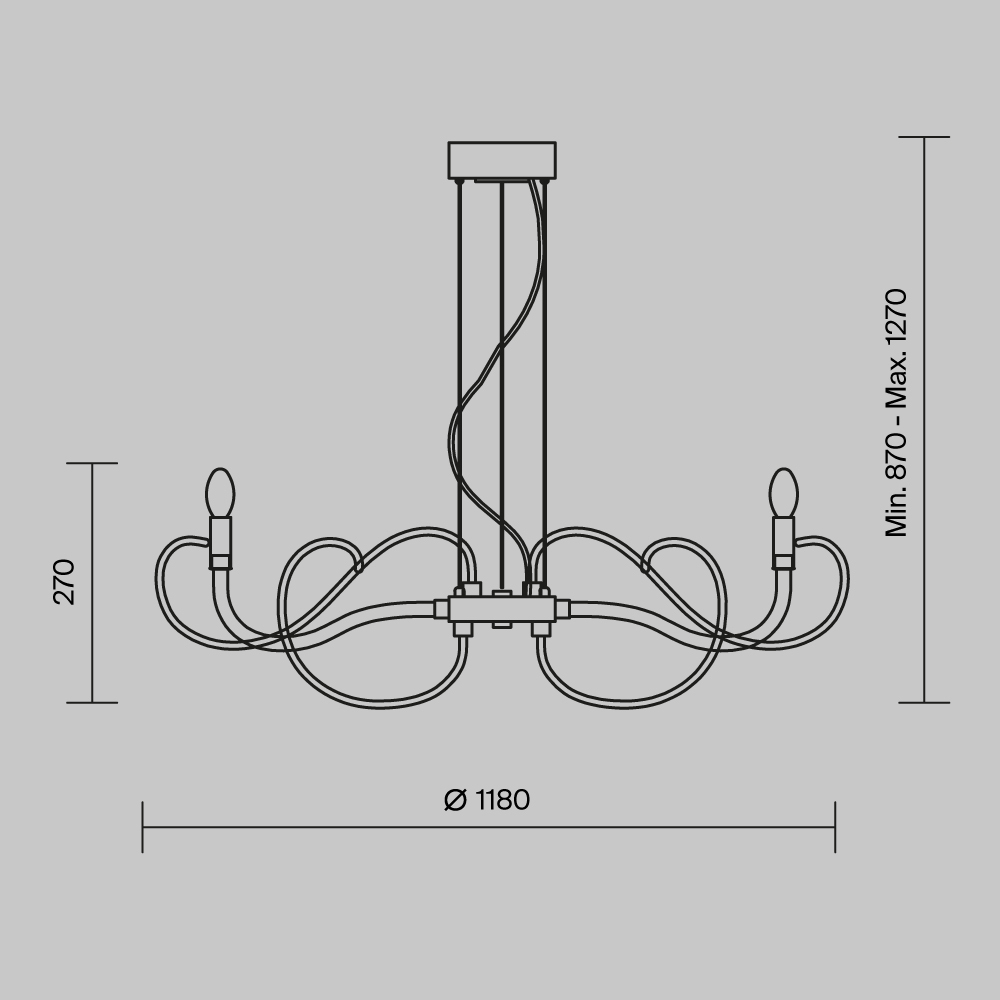 картинка Люстра Maytoni MOD051PL-09TR