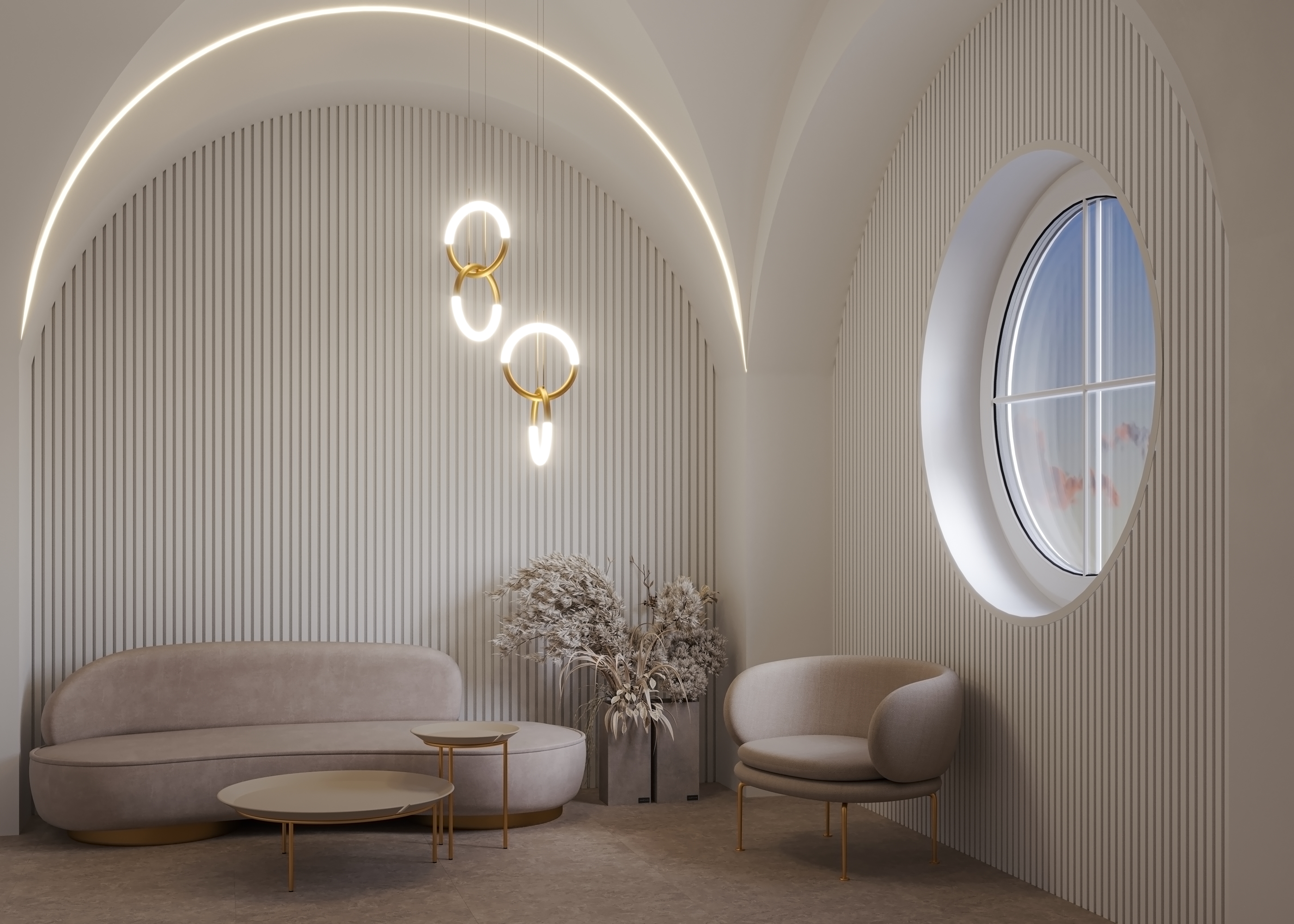 картинка Подвесной светильник Maytoni MOD165PL-L18G3K