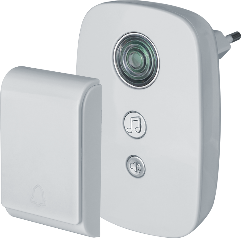 картинка Звонок беспроводной 61 270 NDB-D-AC02-1V1-WH Navigator 61270