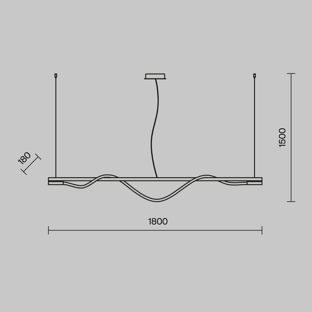 картинка Подвесной светильник Maytoni MOD166PL-L20G3K