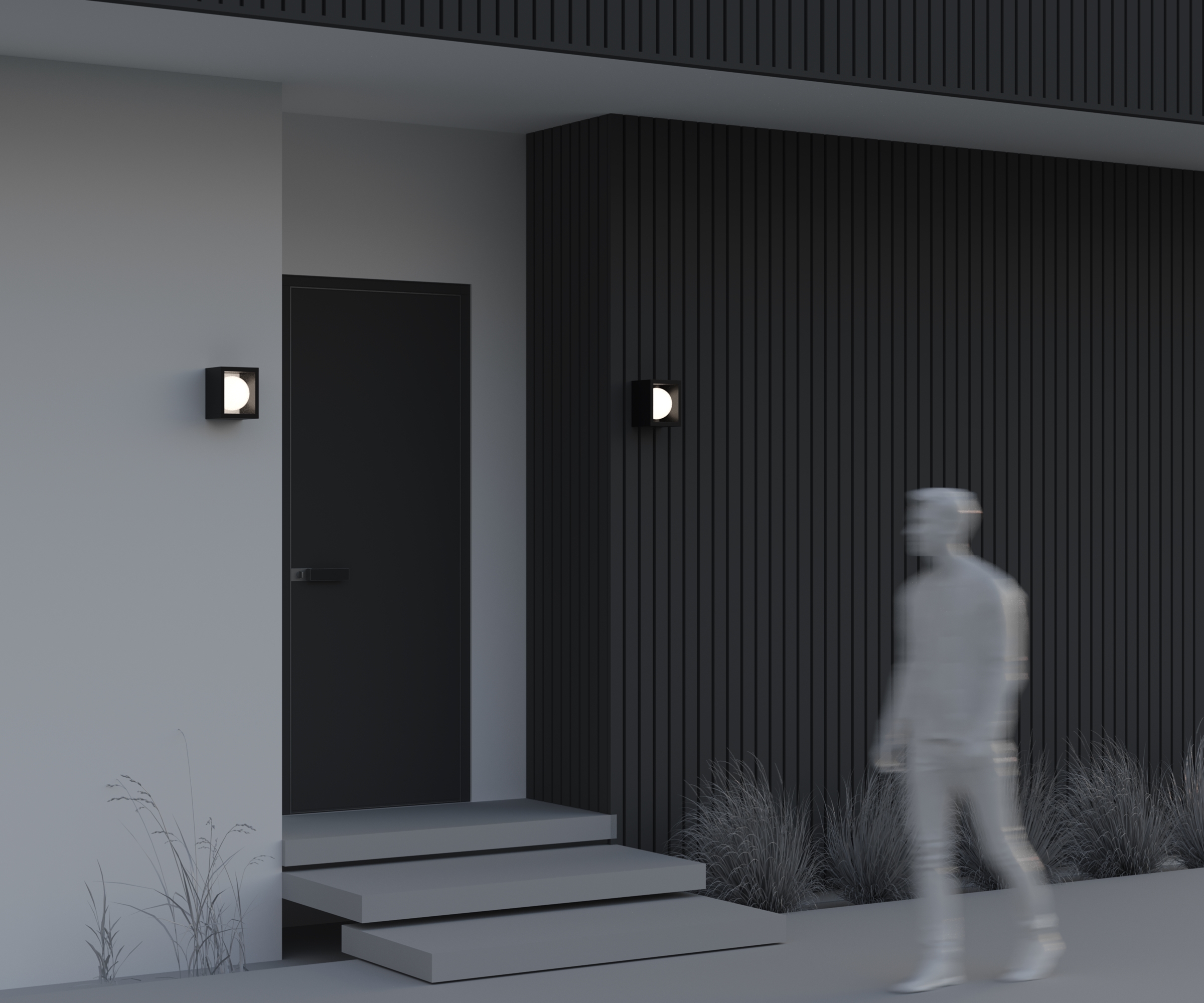 картинка Настенный светильник (бра) Outdoor O483WL-L10GF3K