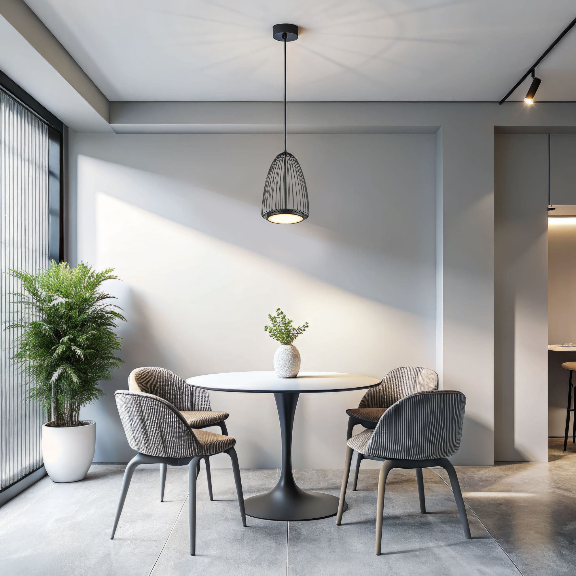 картинка Подвесной светодиодный светильник 40009/1 LED черный