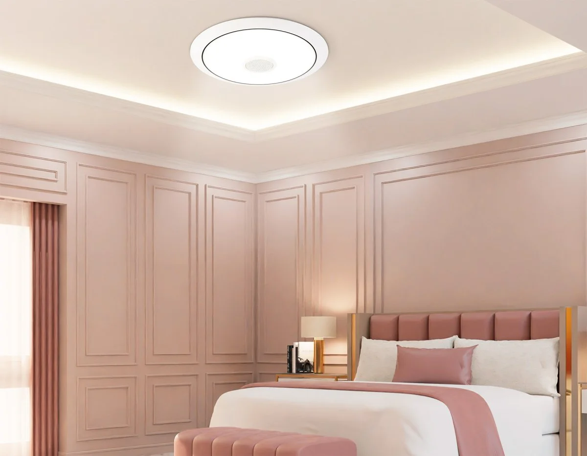 картинка Музыкальный светодиодный светильник c подсветкой RGB