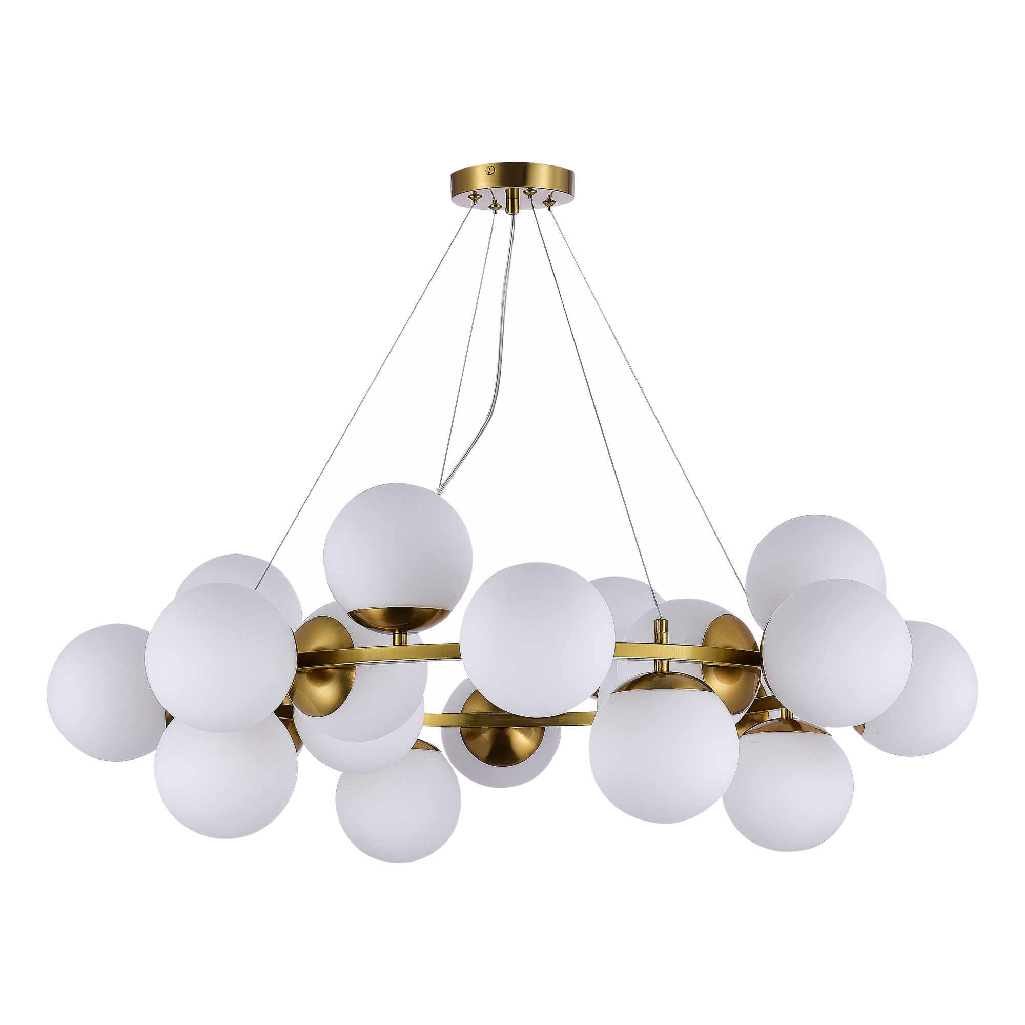 картинка SLE1191-203-20 Светильник подвесной Золотистый/Белый E27 20*60W