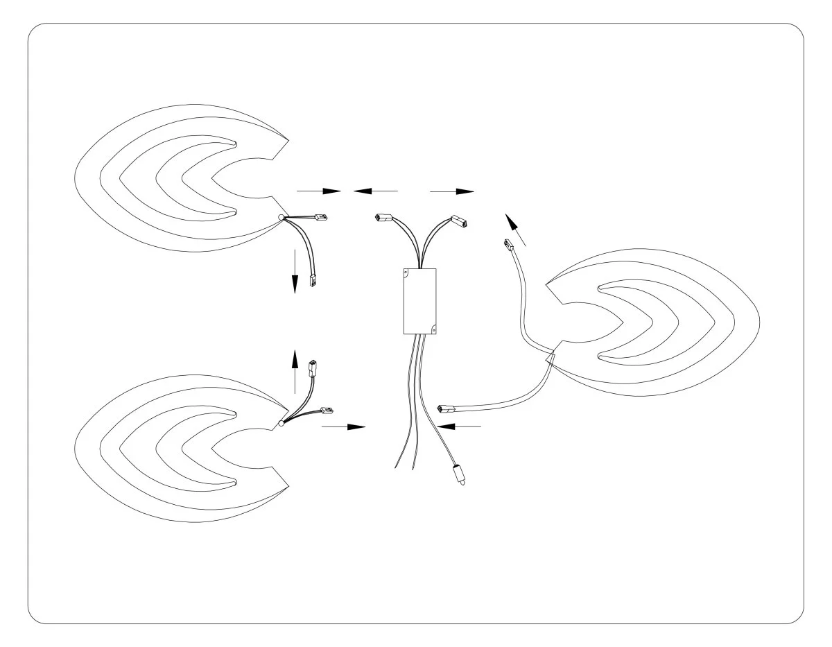 картинка Потолочный светодиодный светильник с пультом