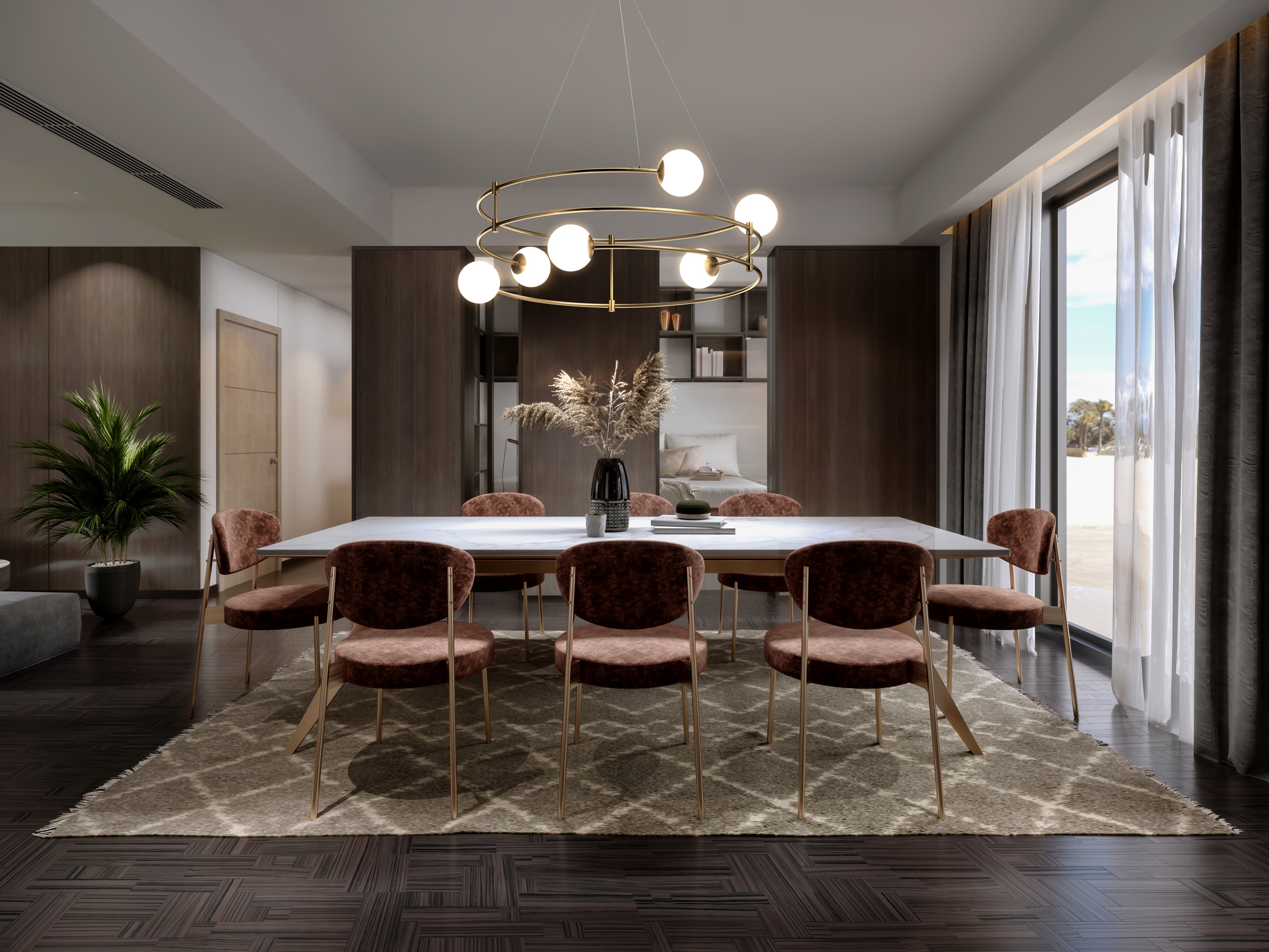 картинка Подвесной светильник Maytoni MOD317PL-06G