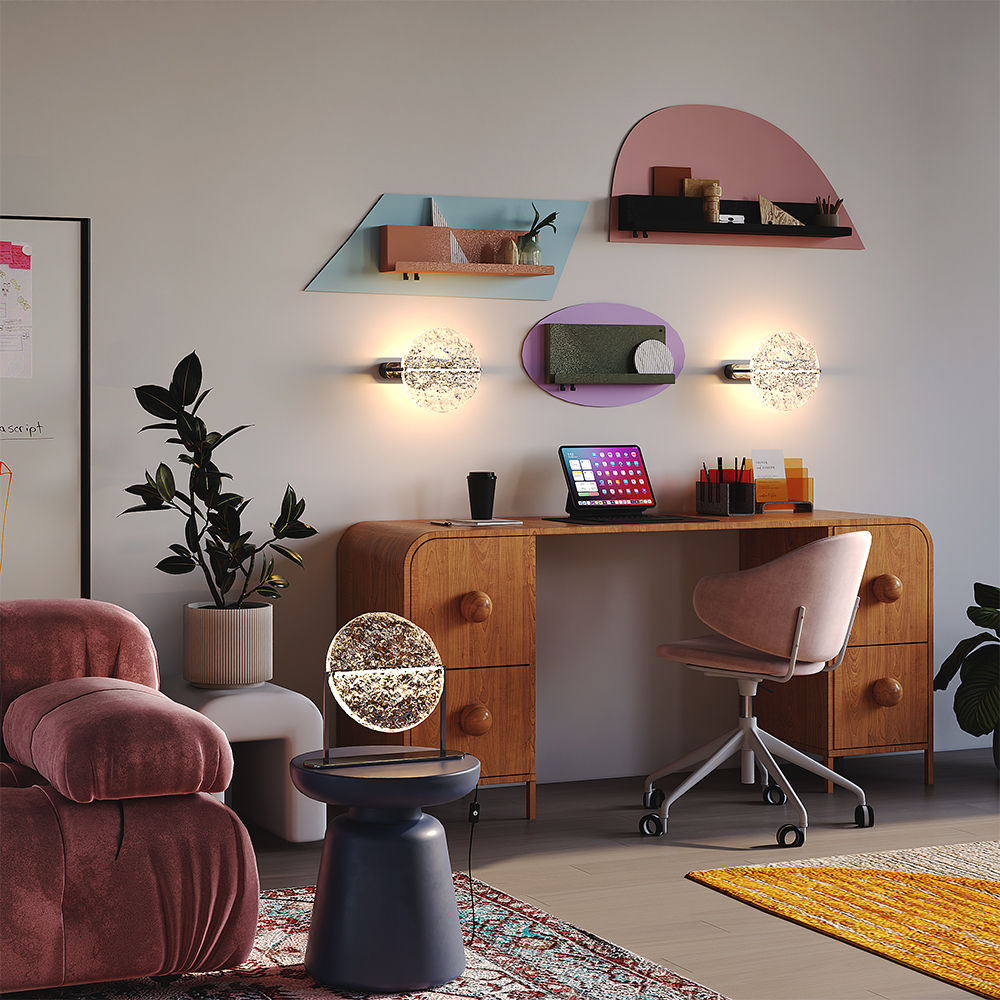 картинка Настенный светильник (бра) Maytoni MOD387WL-L8CH3K