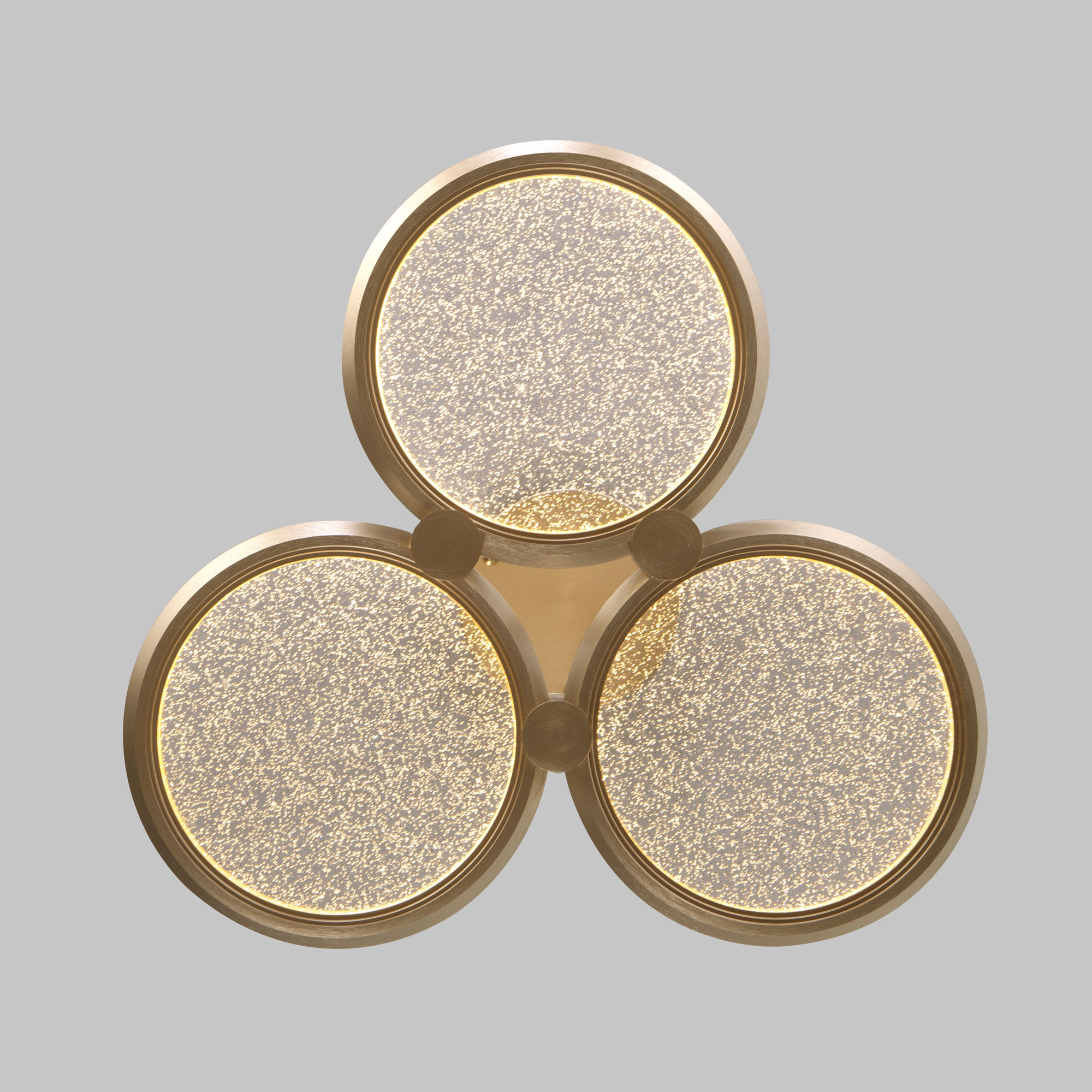 картинка Подвесной светодиодный светильник 90034/3 золото