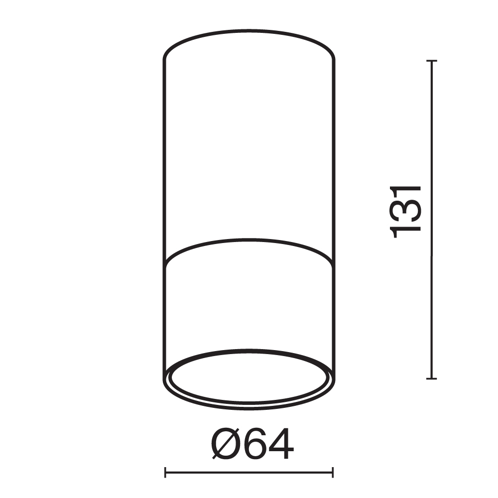 картинка Потолочный светильник Technical C007CW-01B