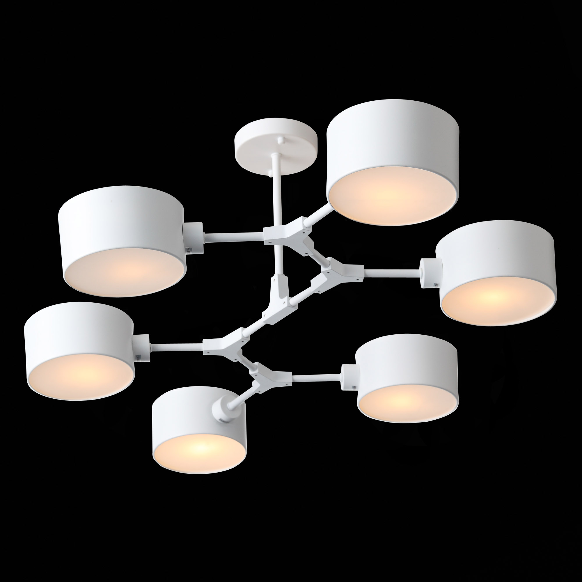 картинка SLE183502-06 Светильник потолочный Белый/Белый E14 6*60W