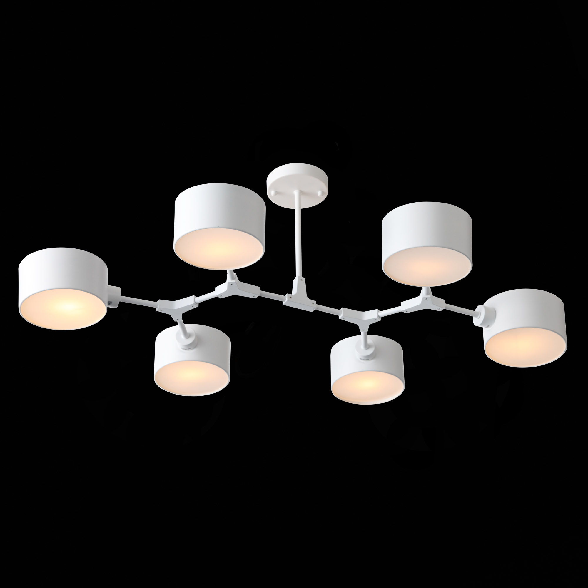 картинка SLE183502-06 Светильник потолочный Белый/Белый E14 6*60W