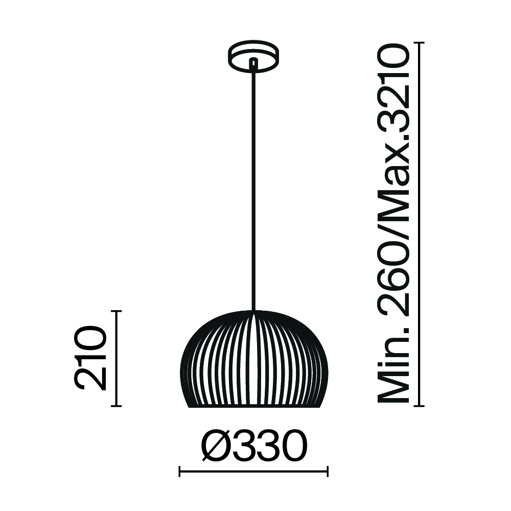 картинка Подвесной светильник Maytoni MOD195PL-01W