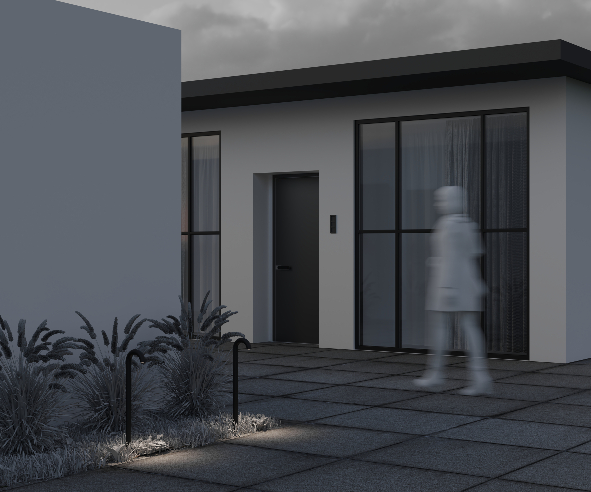 картинка Ландшафтный светильник Outdoor O476FL-L4GF3K