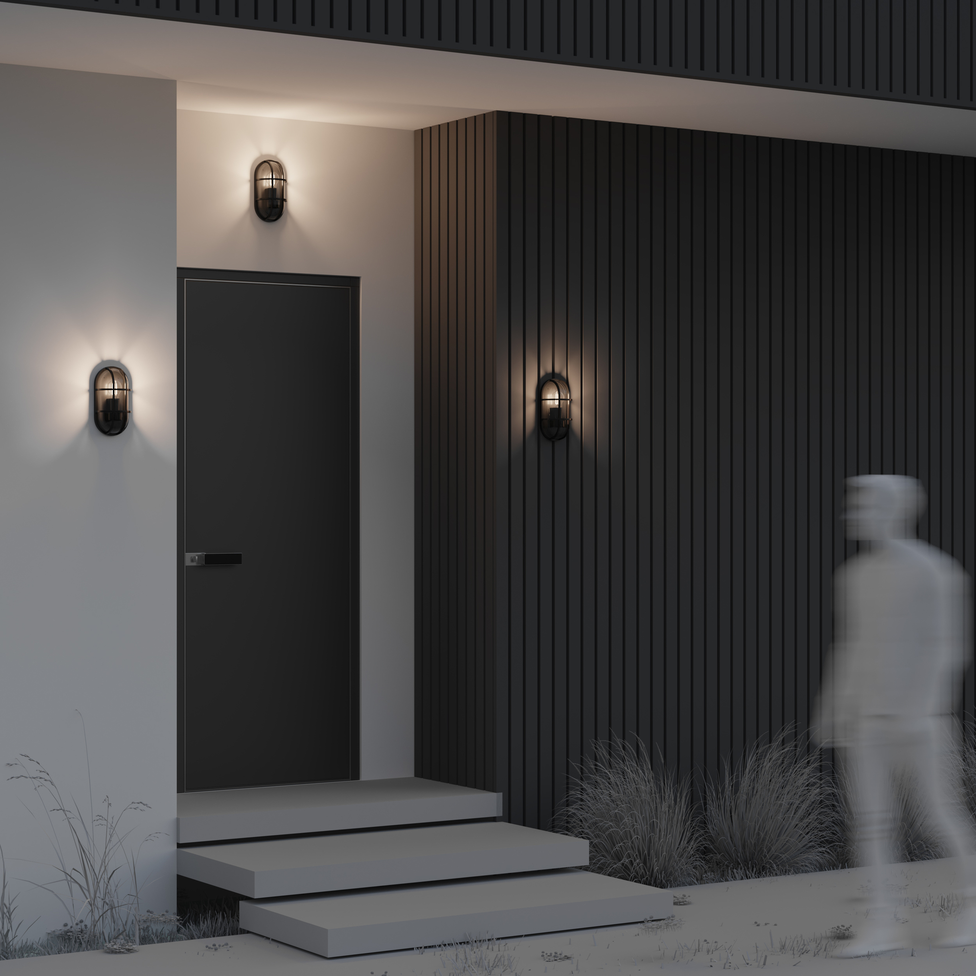 картинка Настенный светильник (бра) Outdoor O449WL-01GF1