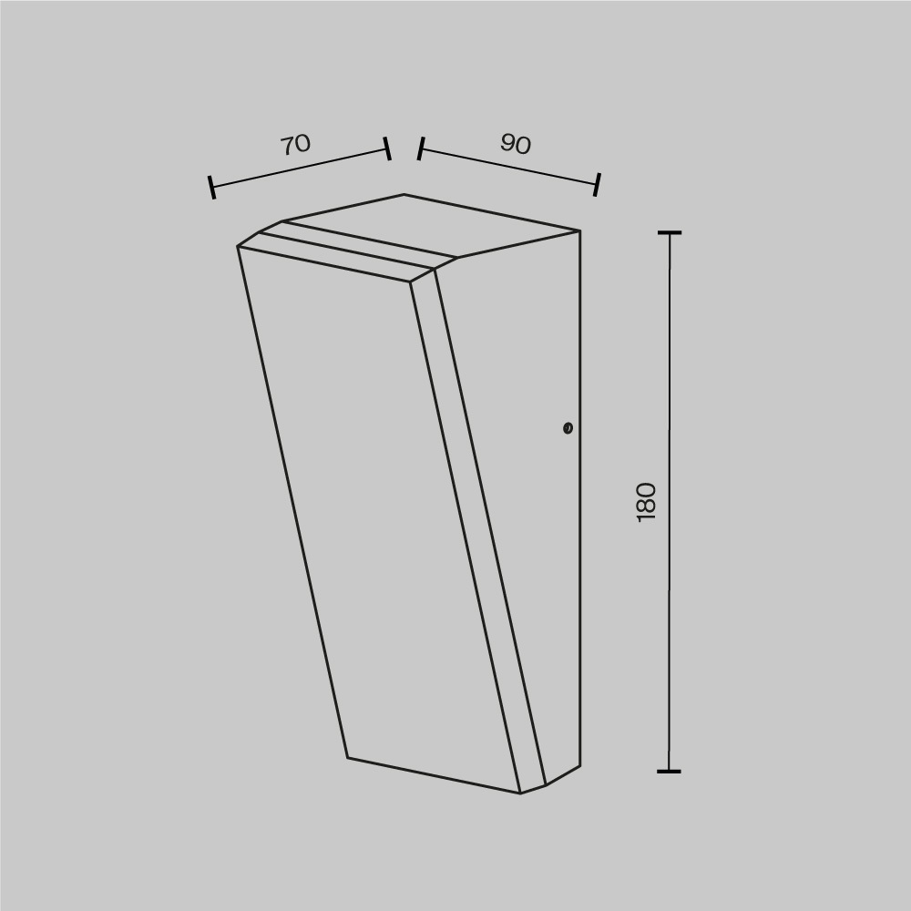 картинка Настенный светильник (бра) Outdoor O436WL-L10GF3K1